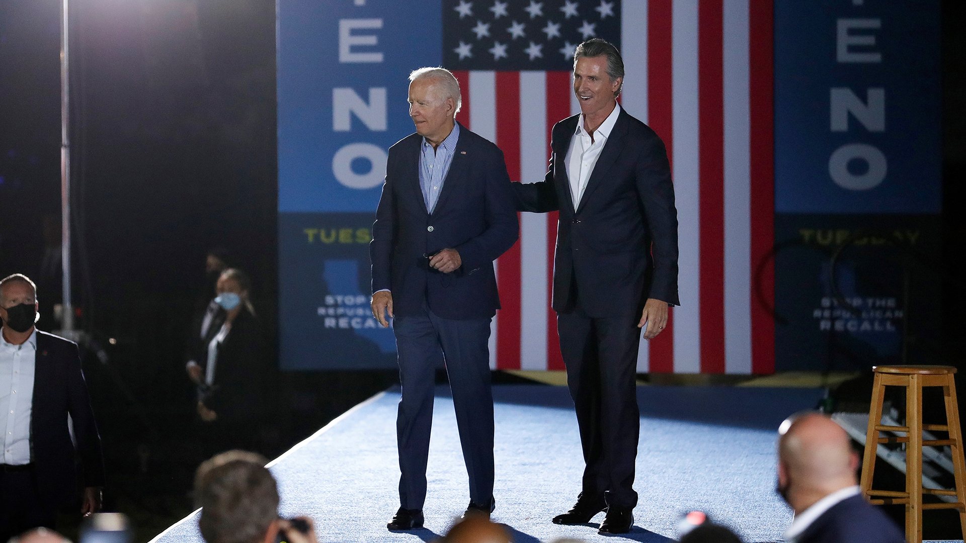 Fracasa el referéndum para destituir a Newsom como gobernador de California - presidente-joe-biden-en-mitin-con-el-gobernador-gavin-newsom-de-california