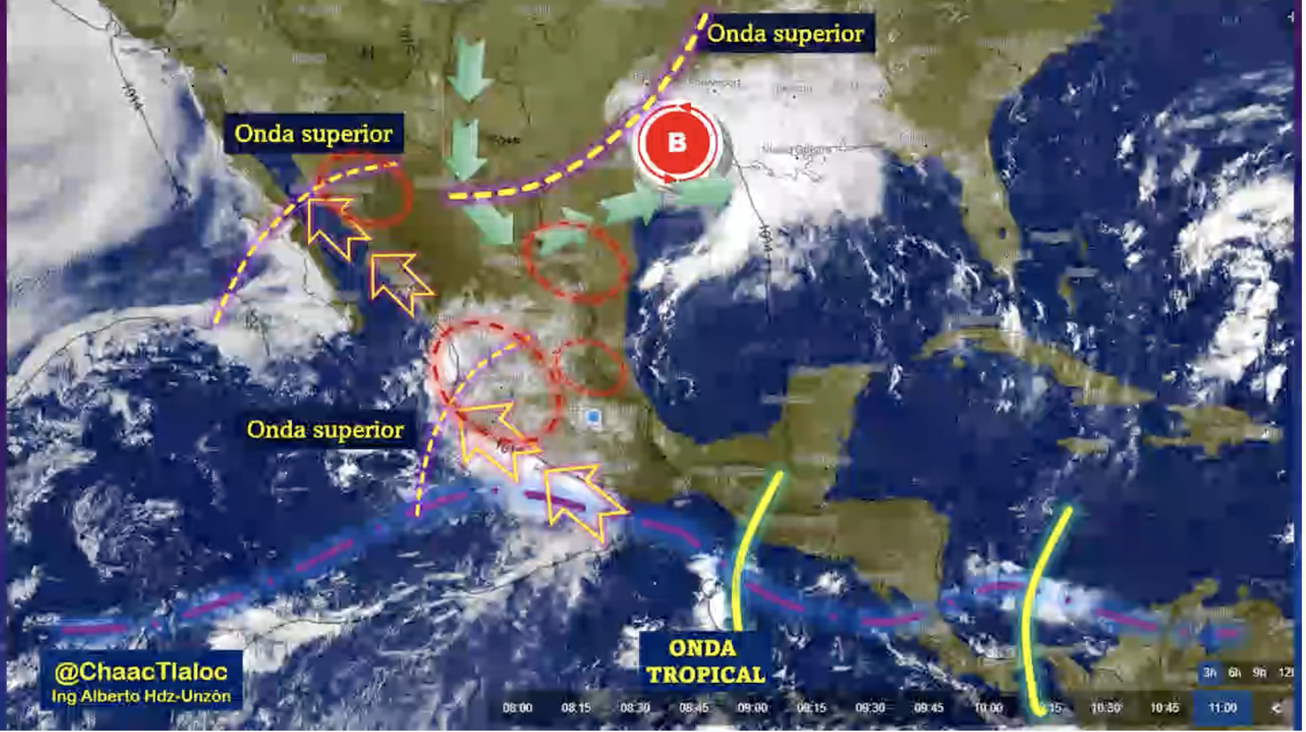Tormentas eléctricas en 11 estados del país; el pronóstico del 14-09-2021