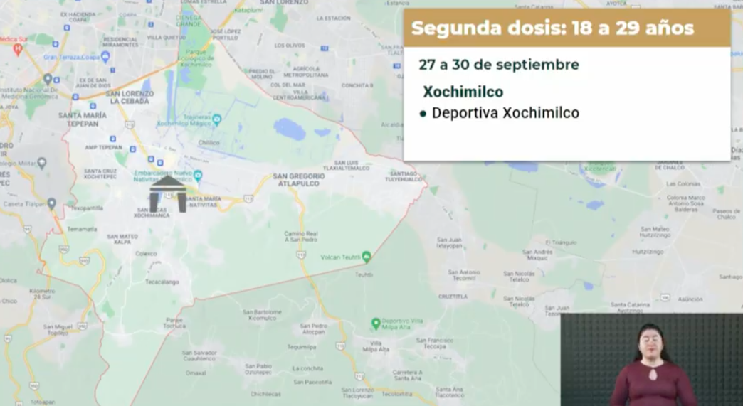 Estas serán las sedes para vacunación en Ciudad de México la próxima semana - vacunacion-xochimilco1