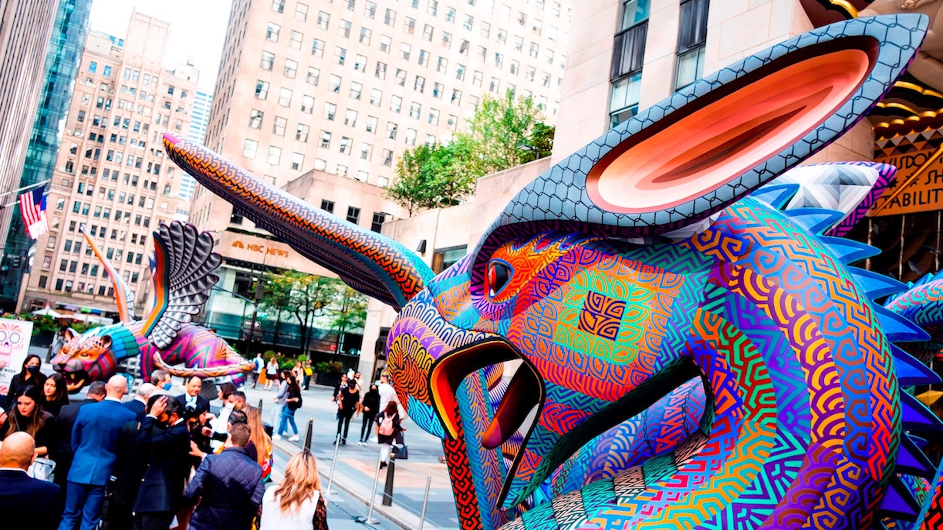 Alebrijes conquistan el Rockefeller Center en Nueva York