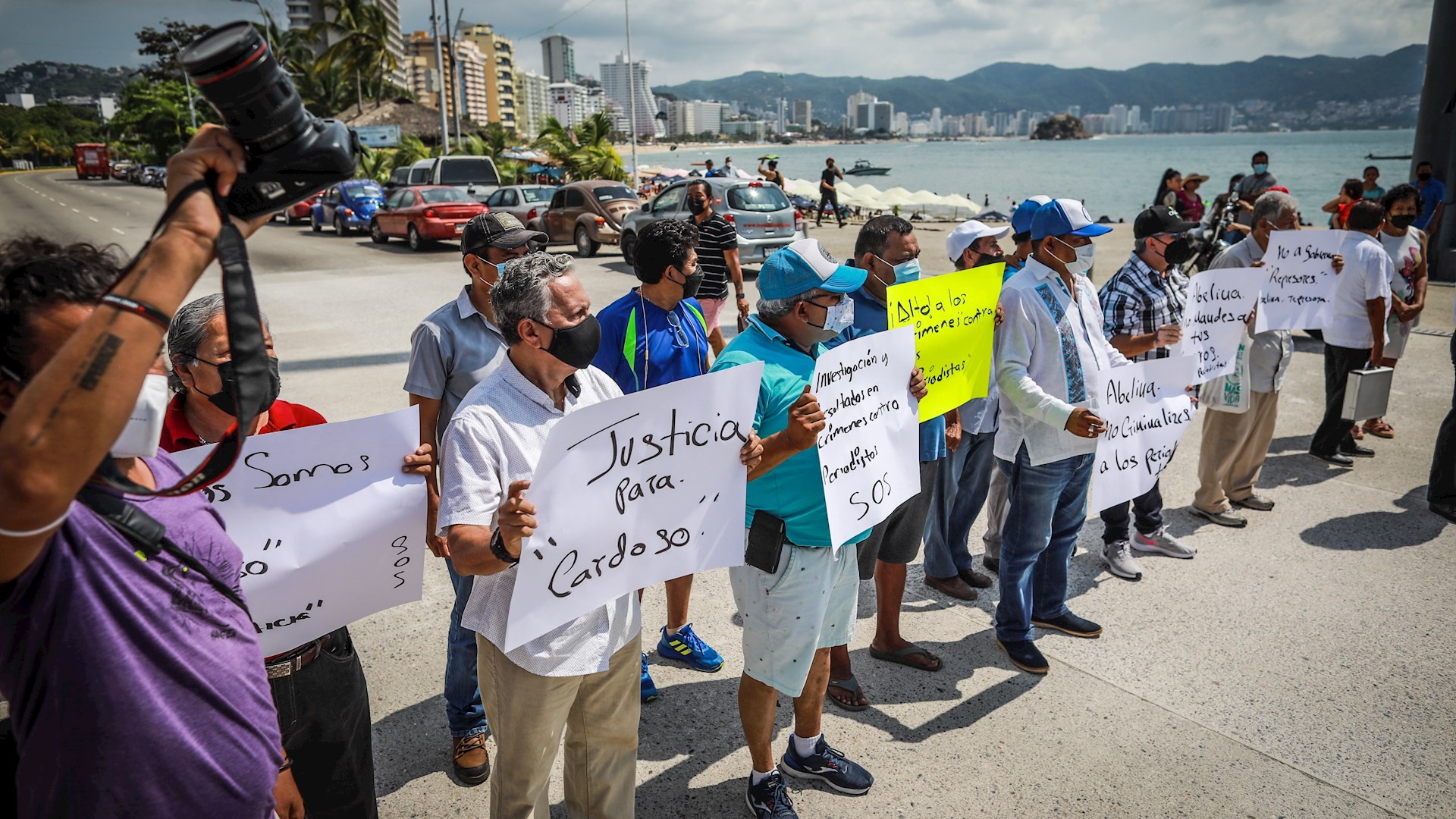 Asesinan al reportero gráfico Alfredo Cardoso en Acapulco - alfredo-cardoso-acapulco-reportero-protesta-guerrero-2
