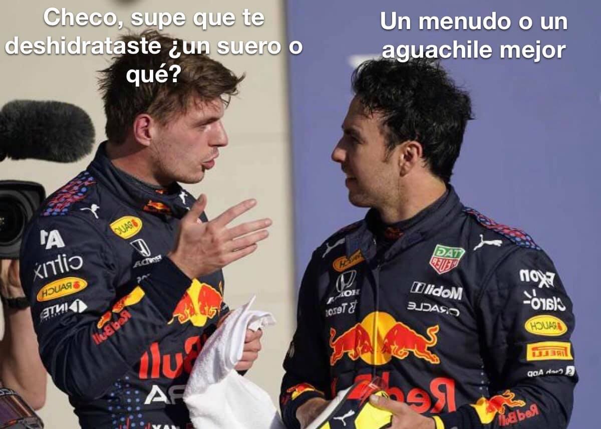 'Checo' Pérez no tomó agua en todo el Gran Premio de Estados Unidos - checco-perez-meme-3