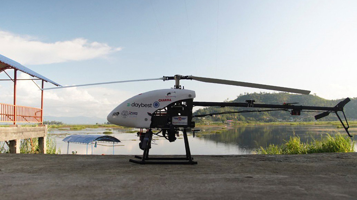 India usa drones para repartir vacunas en zonas de difícil acceso