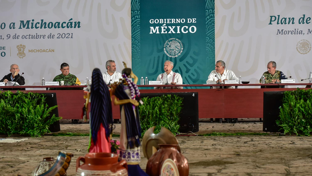Gobierno de México presenta plan de apoyo para Michoacán ante azote del crimen Gobierno de México presenta plan de apoyo para Michoacán ante azote del crimen