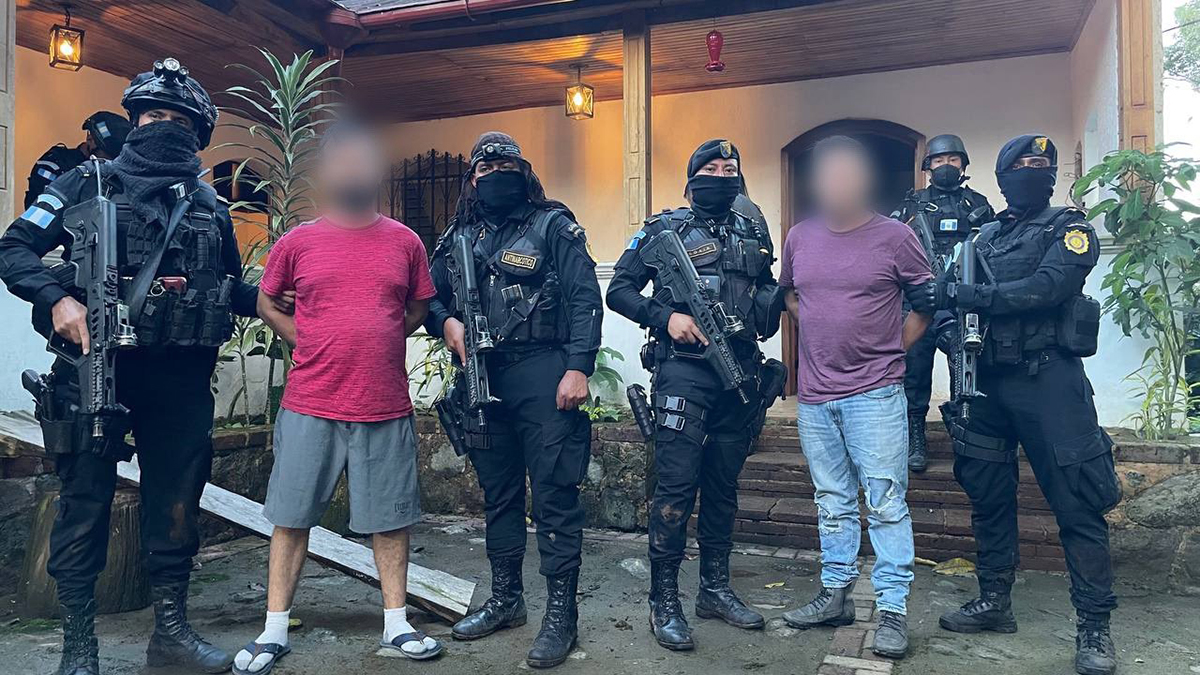Detienen en Guatemala a dos narcotraficantes; serán extraditados a EE.UU.