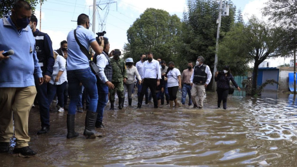 Declaran emergencia en San Juan del Río y Tequisquiapan por inundaciones
