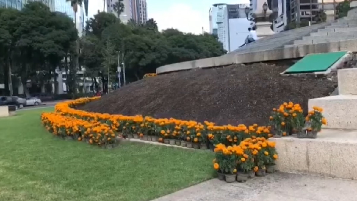 Capital de México prepara el Día de Muertos con miles de flores de cempasúchil