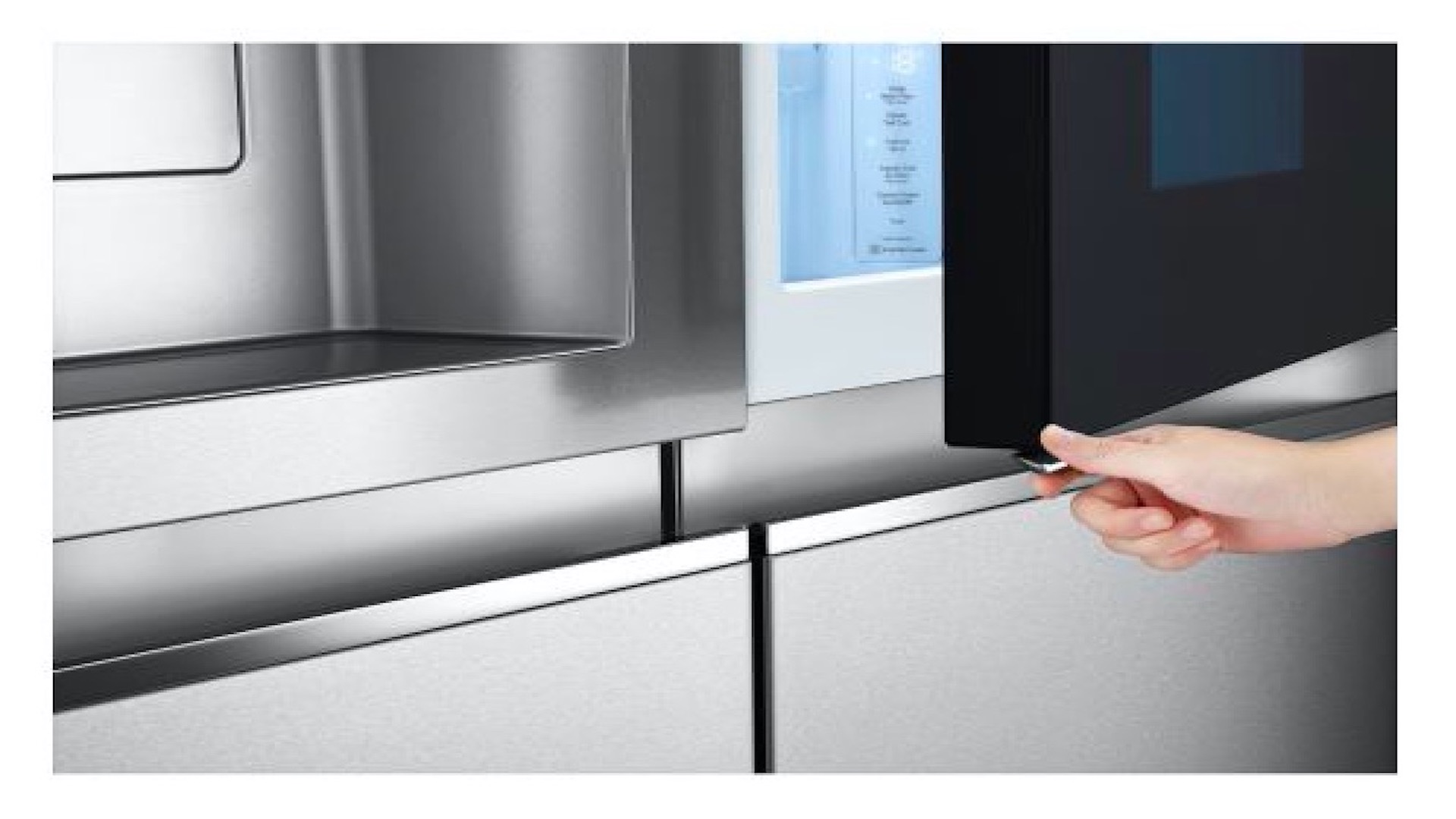 Ahorra energía y checa el interior del refrigerador con dos toques - lg