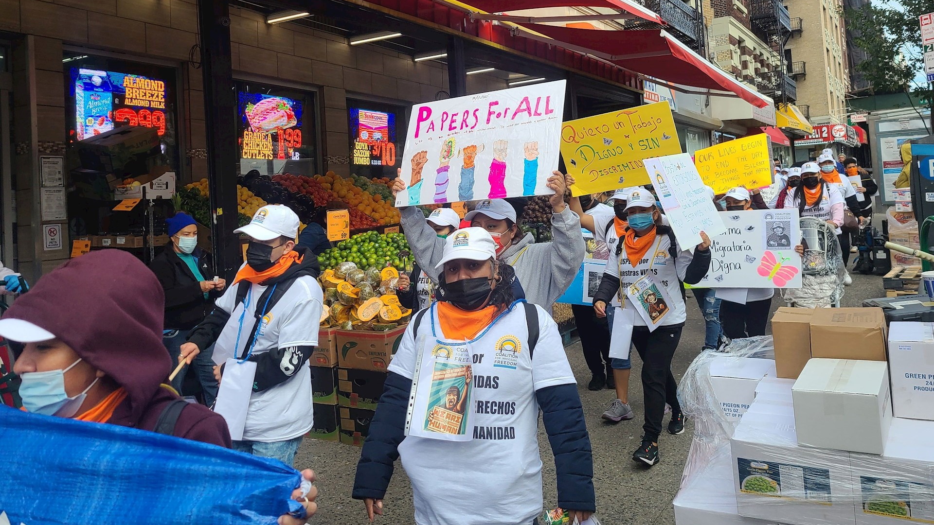 Migrantes marchan en Nueva York por una reforma justa e inclusiva - nueva-york-migrantes-estados-unidos