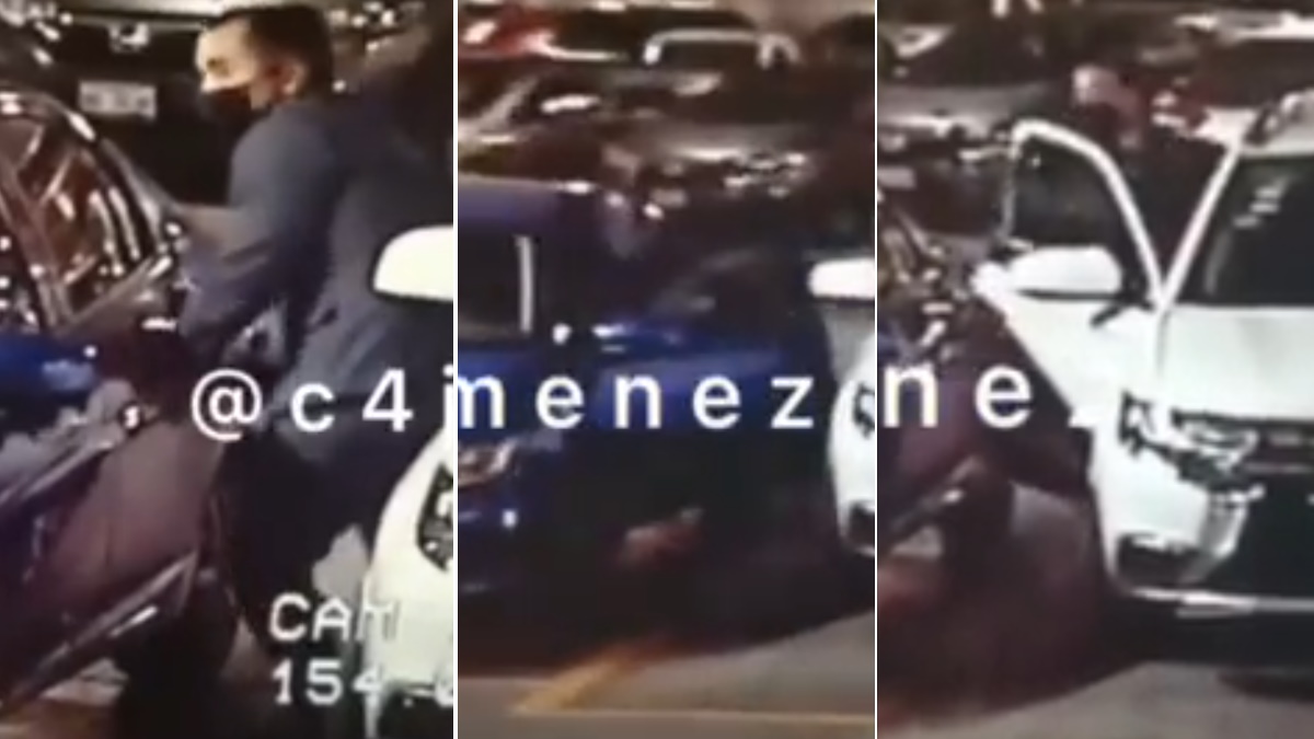 Sujeto roba en estacionamiento de Parque Delta