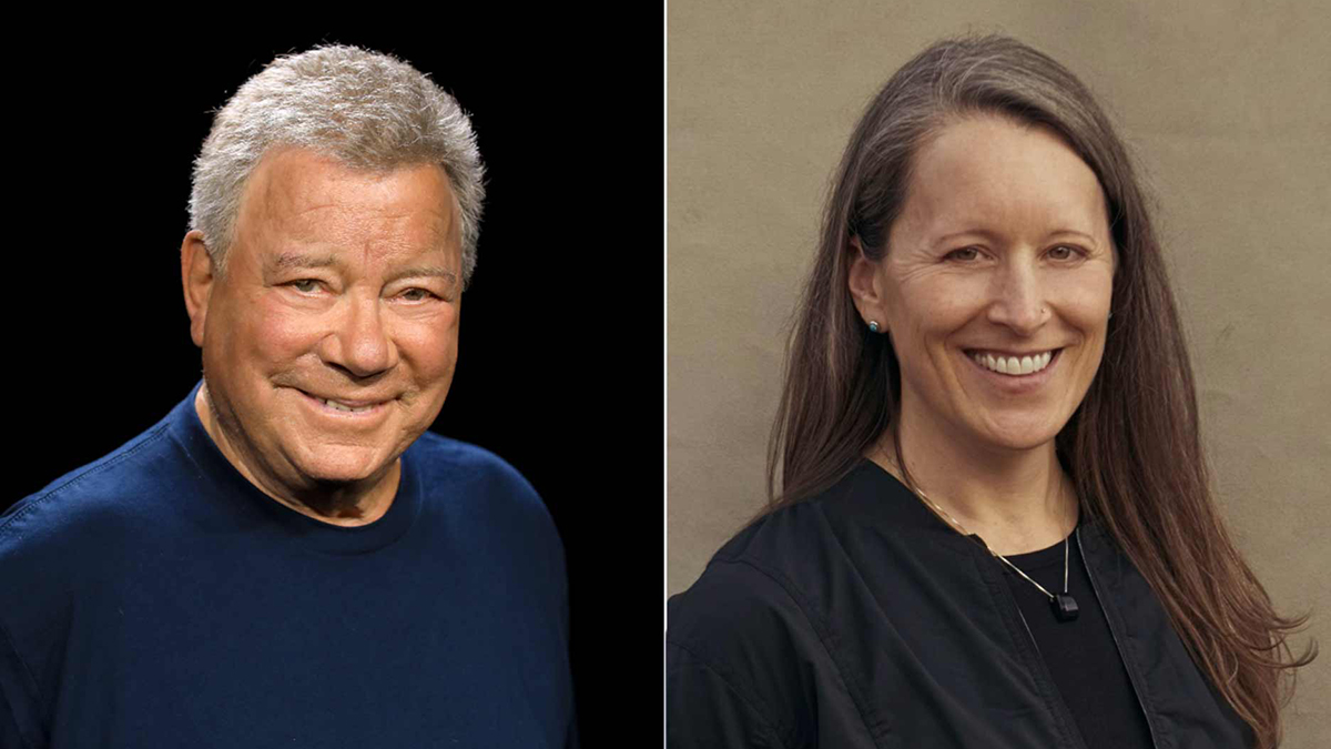 El actor William Shatner de Star Trek irá en nuevo vuelo espacial de Blue Origin - william-shatner-y-audrey-powers