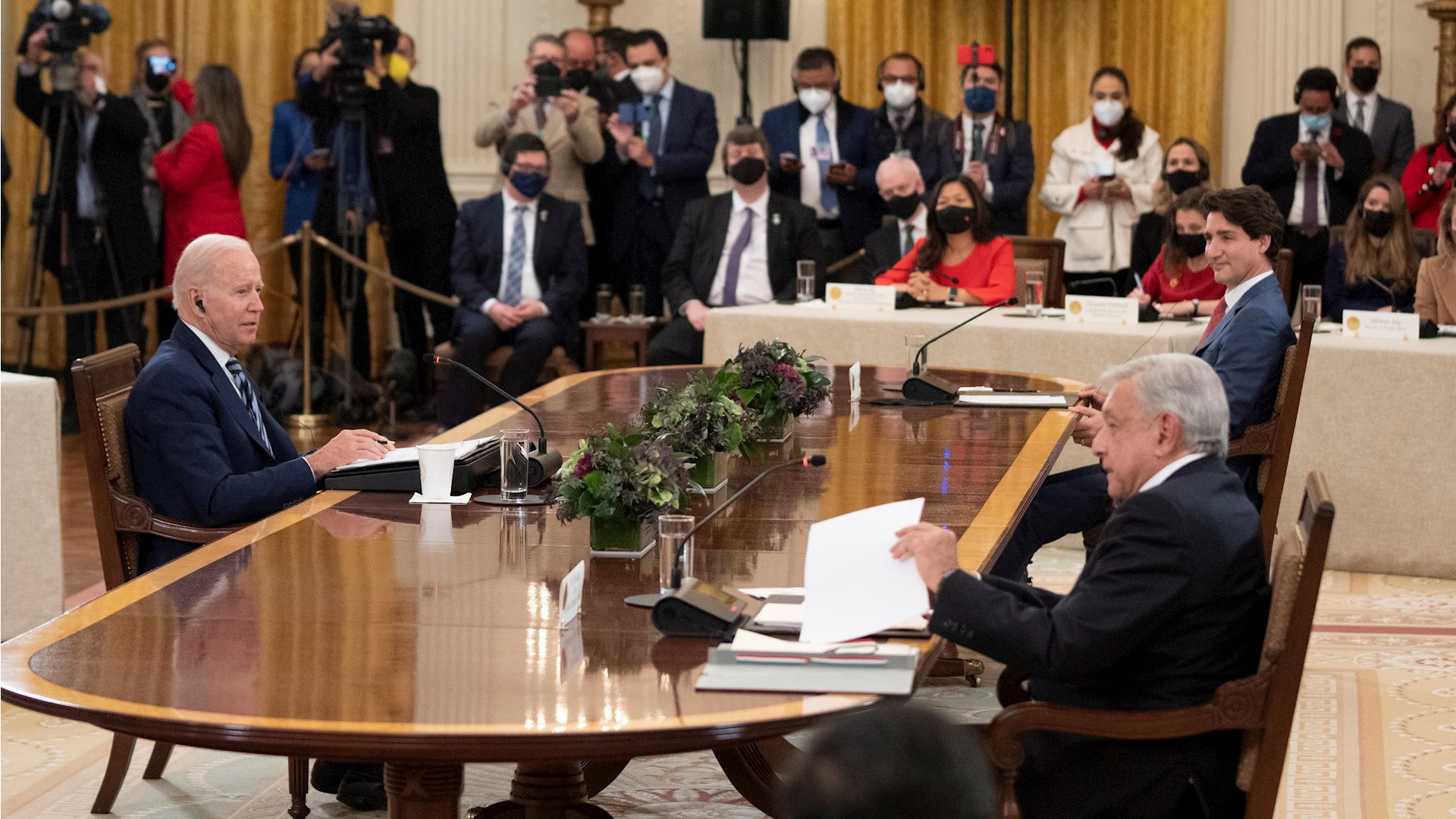 México, Estados Unidos y Canadá van por integración económica en cumbre trilateral