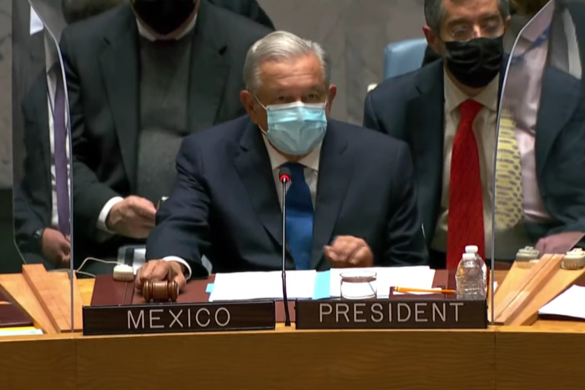 #EnVivo López Obrador preside reunión del Consejo de Seguridad de la ONU