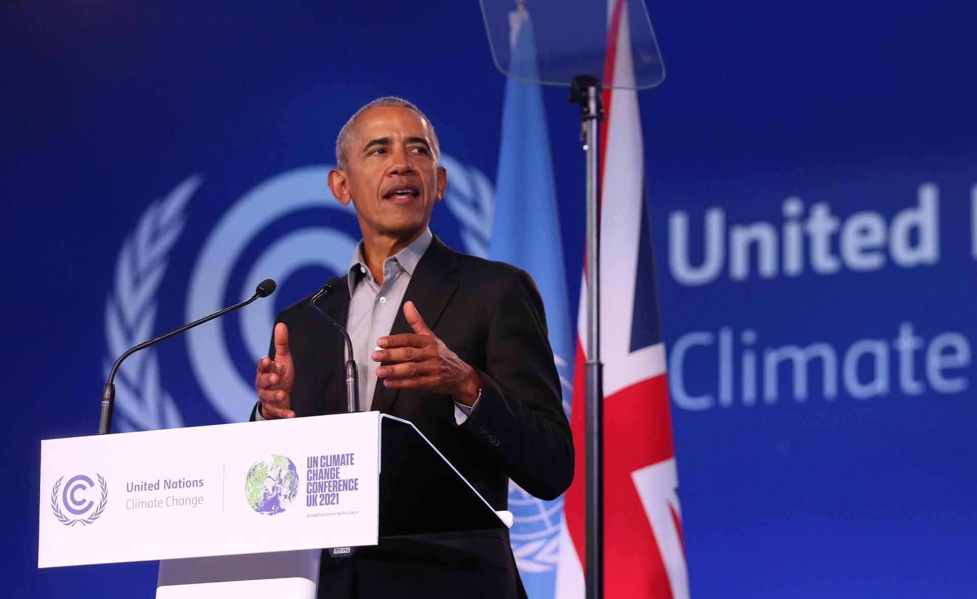 Obama llega de sorpresa a COP26 y deleita con su carisma Obama llega de sorpresa a COP26 y deleita con su carisma