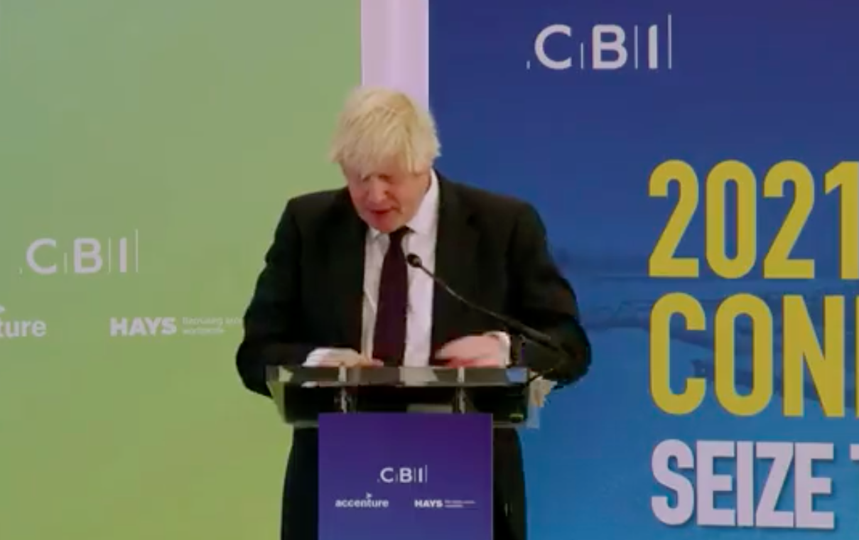 #Video Boris Johnson talks about Peppa Pig after losing thread of his speech