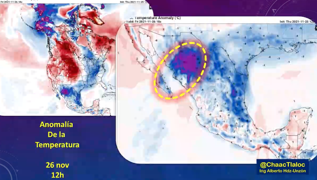 El clima para el 25 de noviembre de 2021 El clima para el 25 de noviembre de 2021
