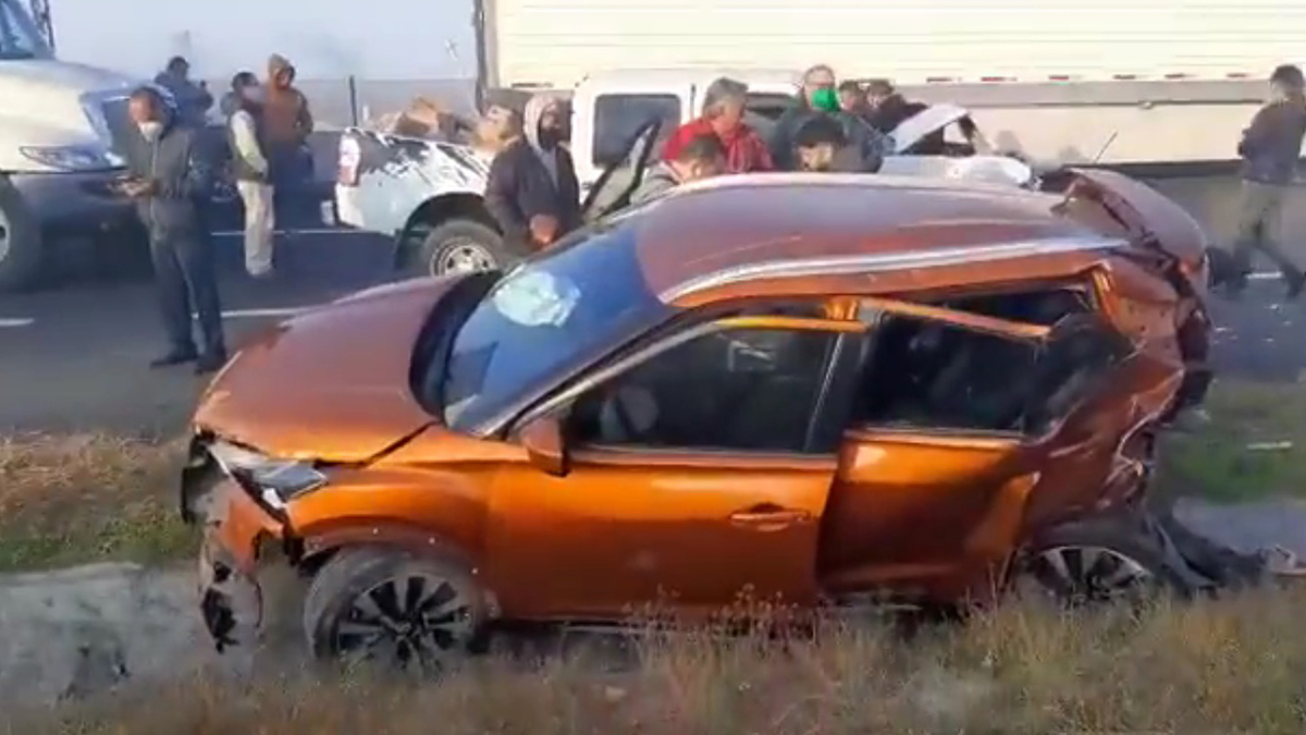 #Video Nueva carambola afecta circulación en Circuito Exterior Mexiquense #Video Nueva carambola afecta circulación en Circuito Exterior Mexiquense