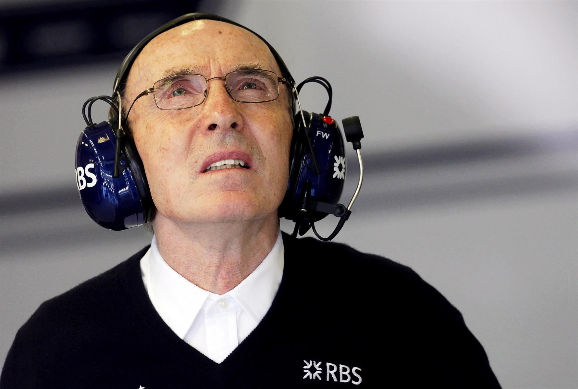 Murió Frank Williams, creador de la escudería Williams y leyenda de la Fórmula Uno