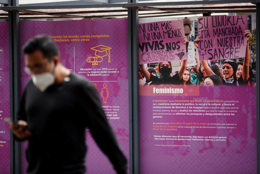 Violencia contra la mujer aumenta en México y sufre indiferencia institucional - galeria-urbana-hablemos-de-masculinidades-inaugurada-en-ciudad-de-mexico-1024x683