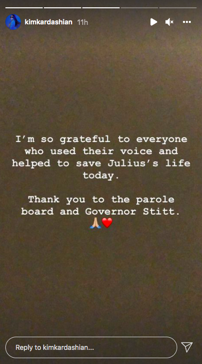 Julius Jones, el reo que libró la inyección letal con el apoyo de famosos - kim-kardashian-apoyo-a-julius-jones