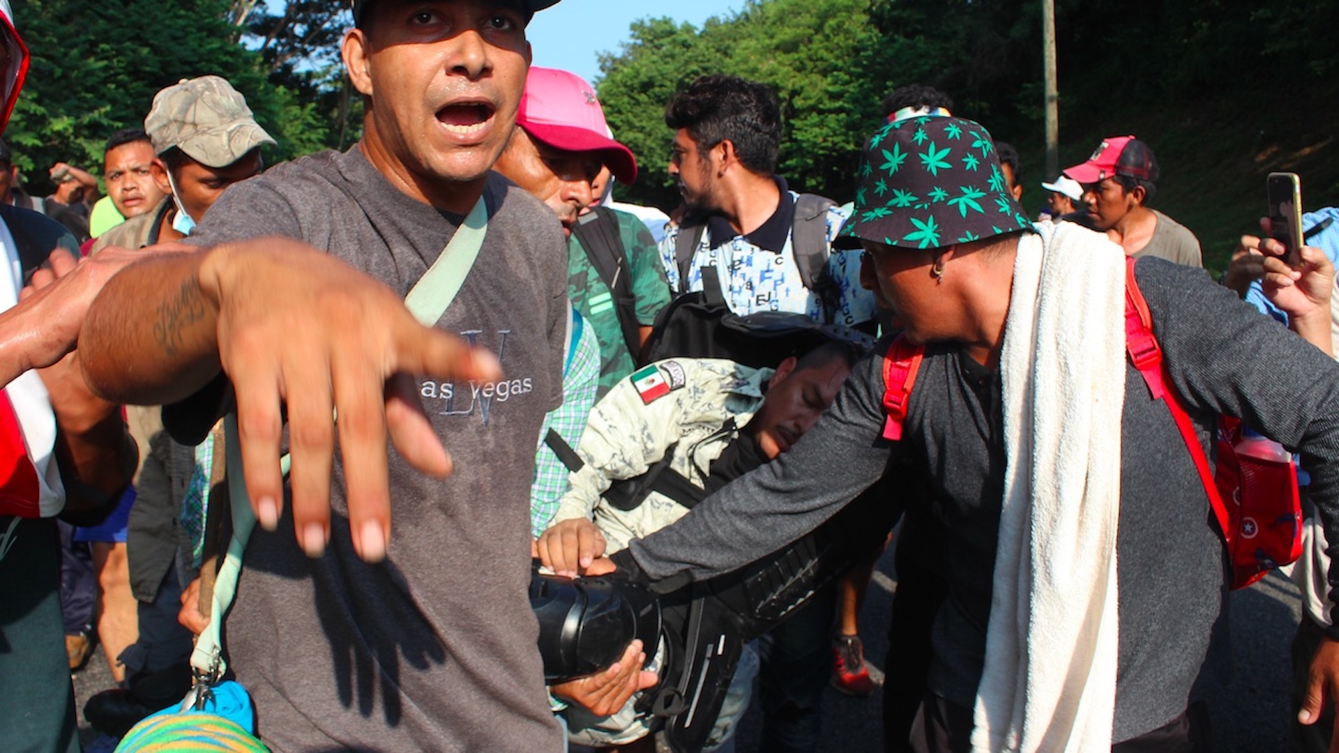 Activan operativo contra caravana migrante en Chiapas - migrantes-caravana