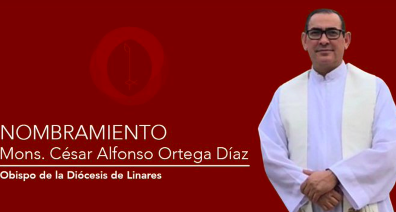 Papa Francisco nombra a monseñor Ortega Díaz nuevo obispo de Linares