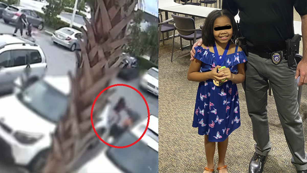 #Video Niña se lanza a golpes contra asaltante que atacó a su mamá; la Policía la premió