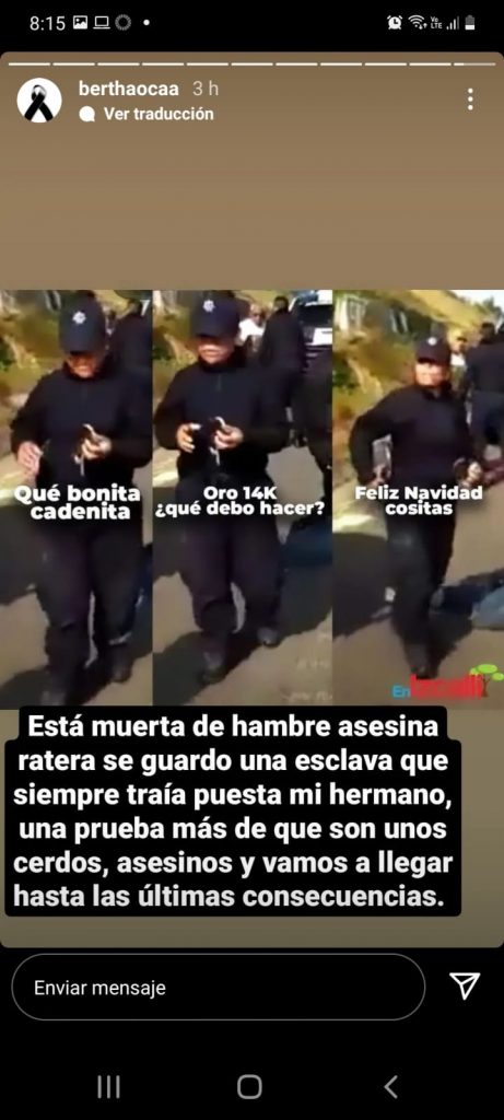 Suspenden a tres policías de Cuautitlán Izcalli por el caso Octavio Ocaña - ocana-robo-cadena-461x1024