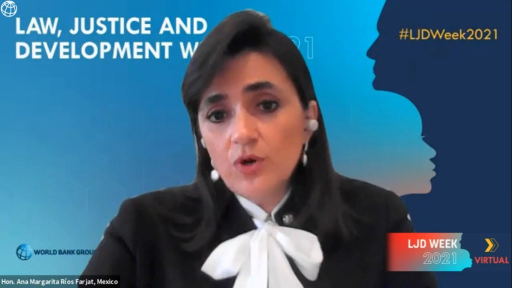 Avances de México para proteger a personas indígenas son paulatinos: ministra Ríos-Farjat - rios-farjat-durante-ljd-week-1024x576