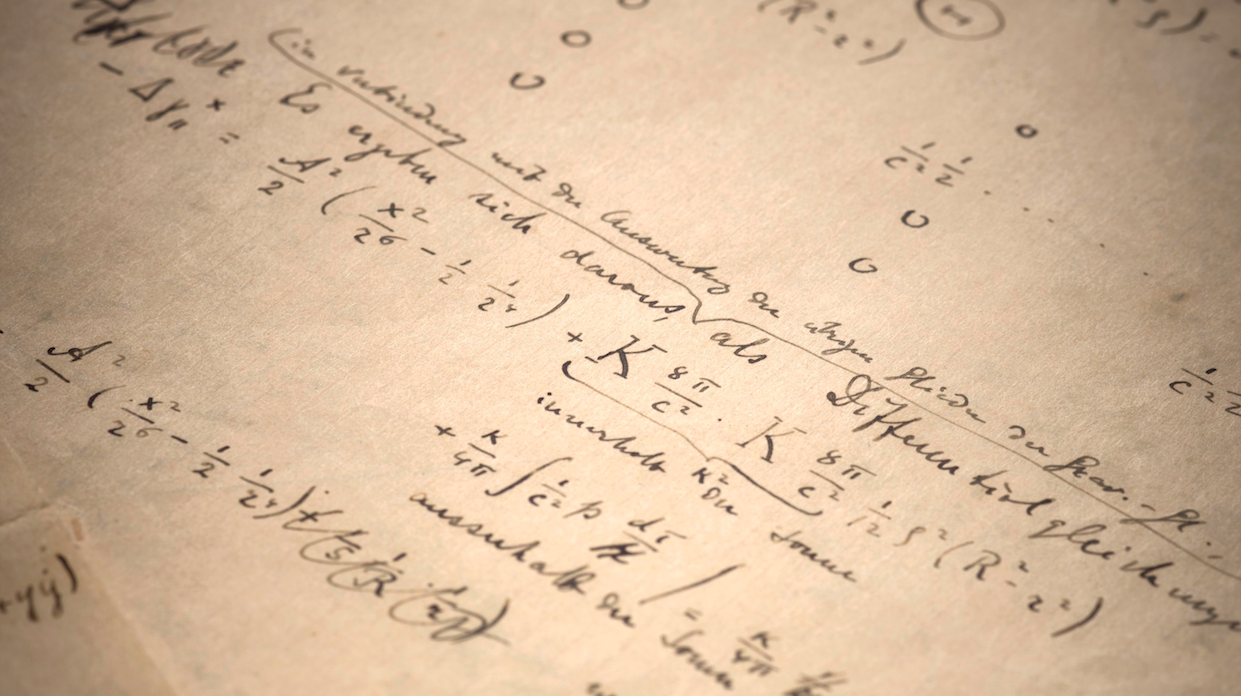 Subastan por más de 13 mdd un borrador de la Teoría de la Relatividad de Einstein Subastan por más de 13 mdd un borrador de la Teoría de la Relatividad de Einstein