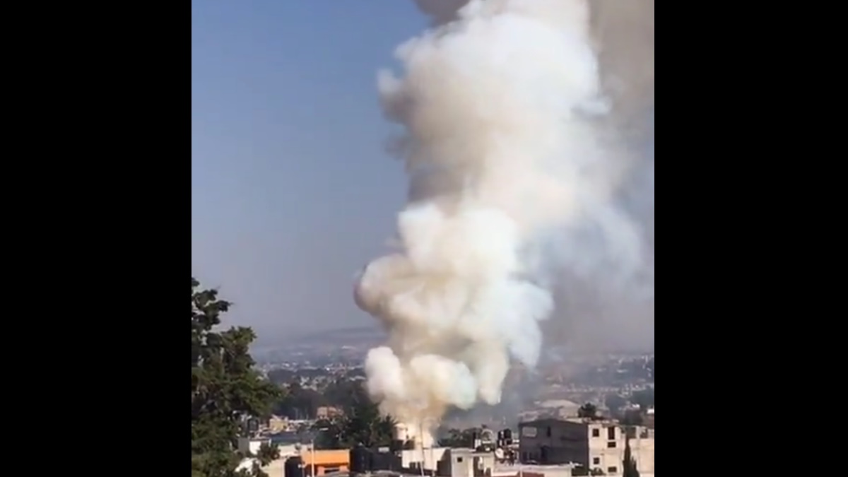 Explota pirotecnia en Tultepec