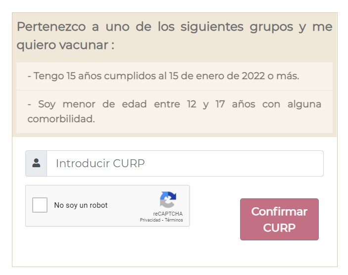 Abren registro en México para vacunar contra COVID-19 a menores de 15 a 17 años - vacmenores