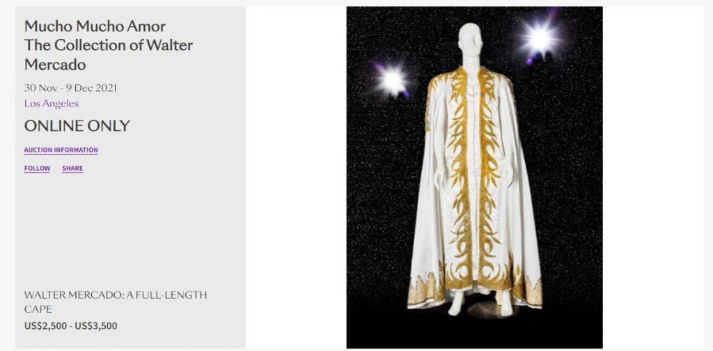 Subastarán joyas, ropa y objetos de Walter Mercado - wmercado-subasta-2-1024x504