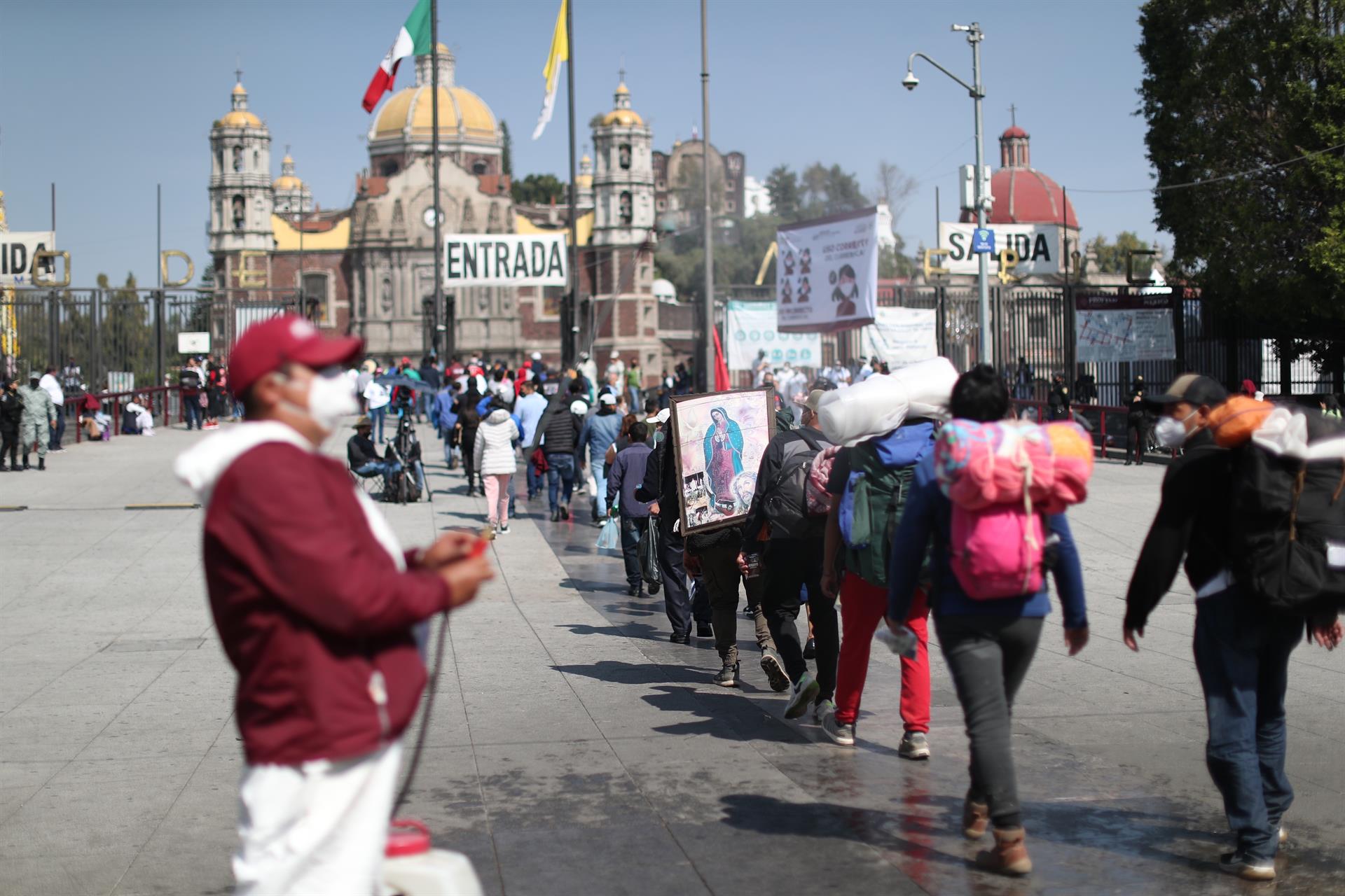 Más de un millón de peregrinos han visitado a la Basílica de Guadalupe