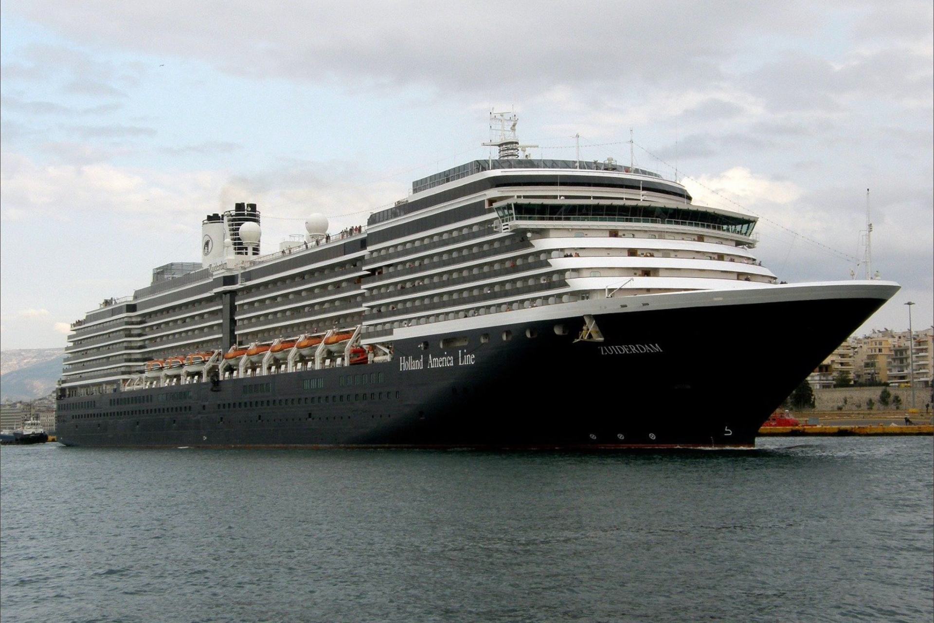 Llega a Guaymas, Sonora, crucero MS Zuiderdam con 37 contagios de COVID-19