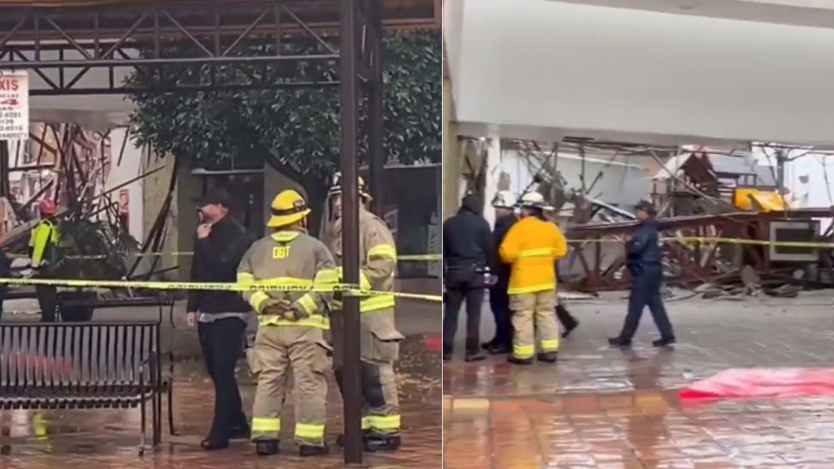 Derrumbe de techo en Plaza Otay, Tijuana, deja al menos un muerto Derrumbe de techo en Plaza Otay, Tijuana, deja al menos un muerto