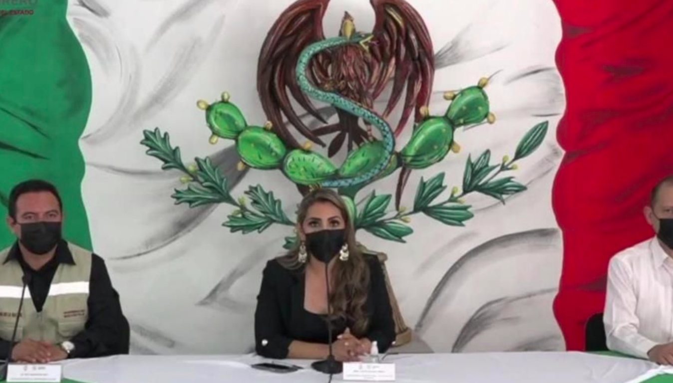 “No es de ella, ni del gobierno”, Salgado Macedonio defiende a gobernadora tras aparición con escudo modificado