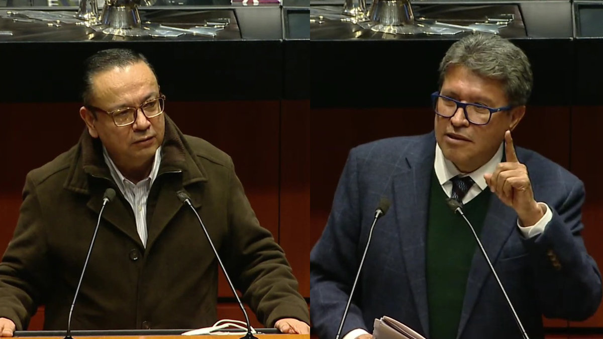 #Video Discuten Germán Martínez y Ricardo Monreal en clausura de primer periodo del Senado; Morena apoyó a Monreal al grito de “presidente”