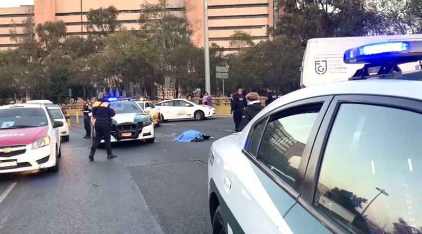 Muerte de dos personas sobre Circuito Interior afecta tránsito vehicular