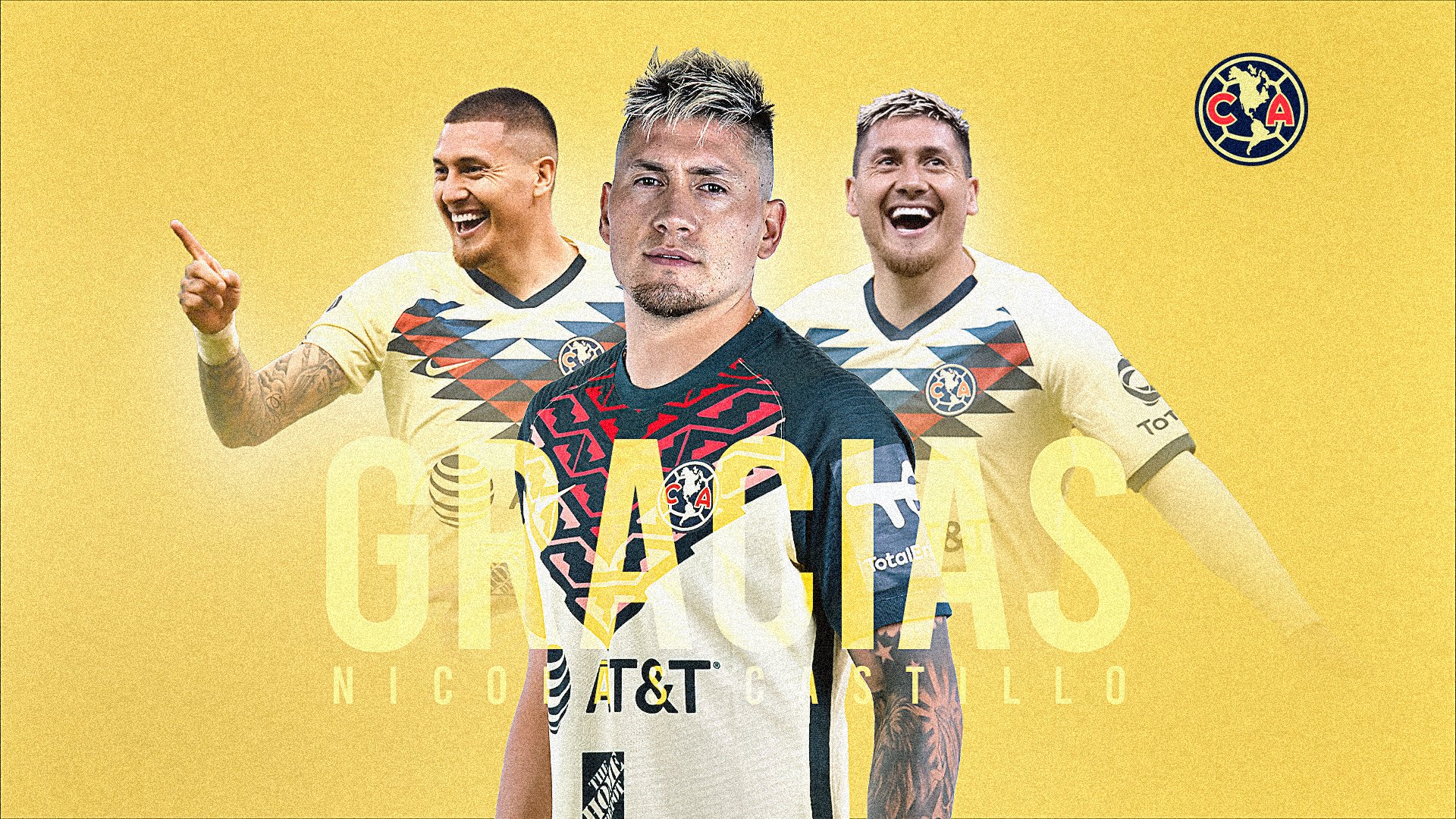 América rescinde contrato a Nico Castillo