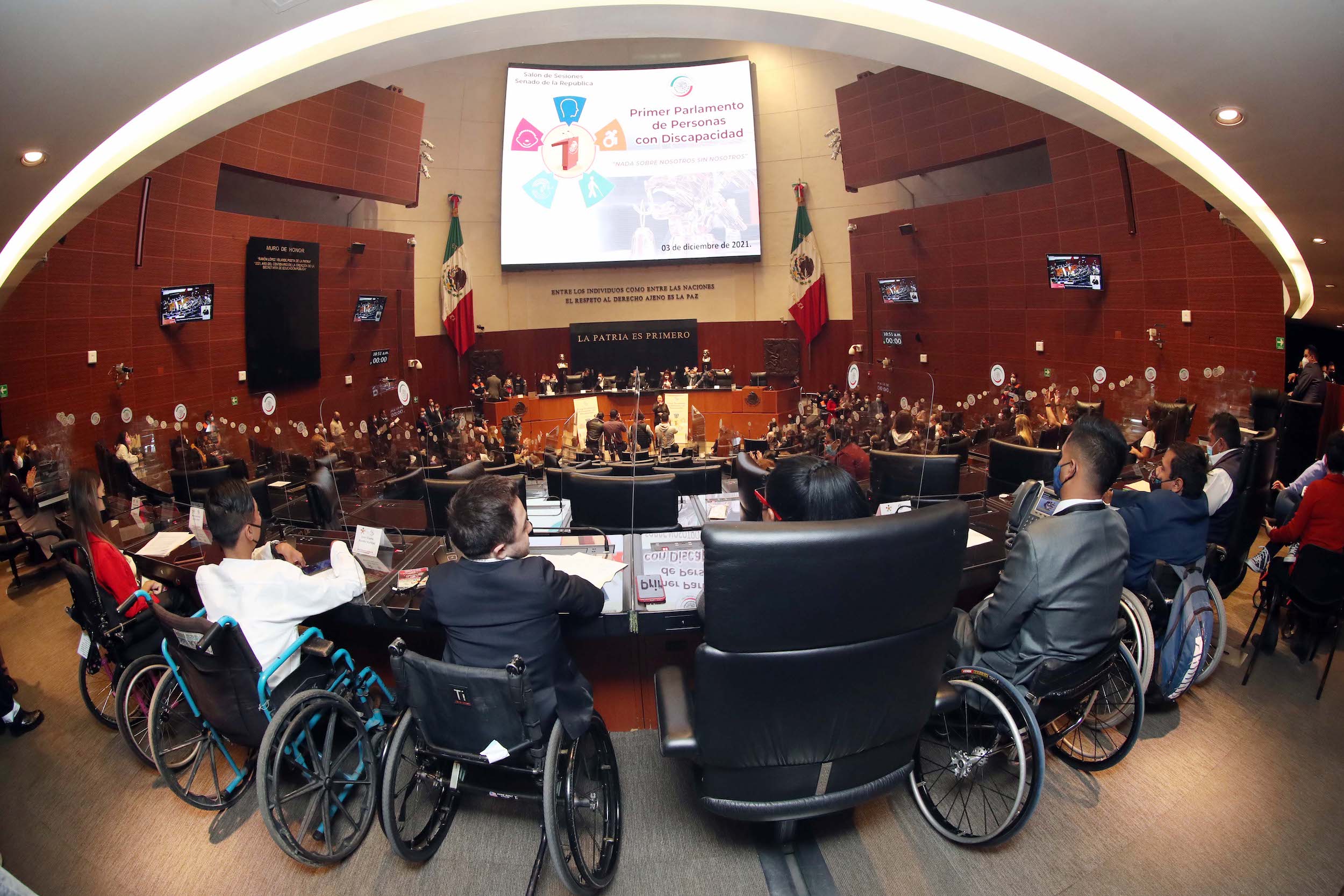 Realizan primer parlamento para personas con discapacidad en el Senado Realizan primer parlamento para personas con discapacidad en el Senado