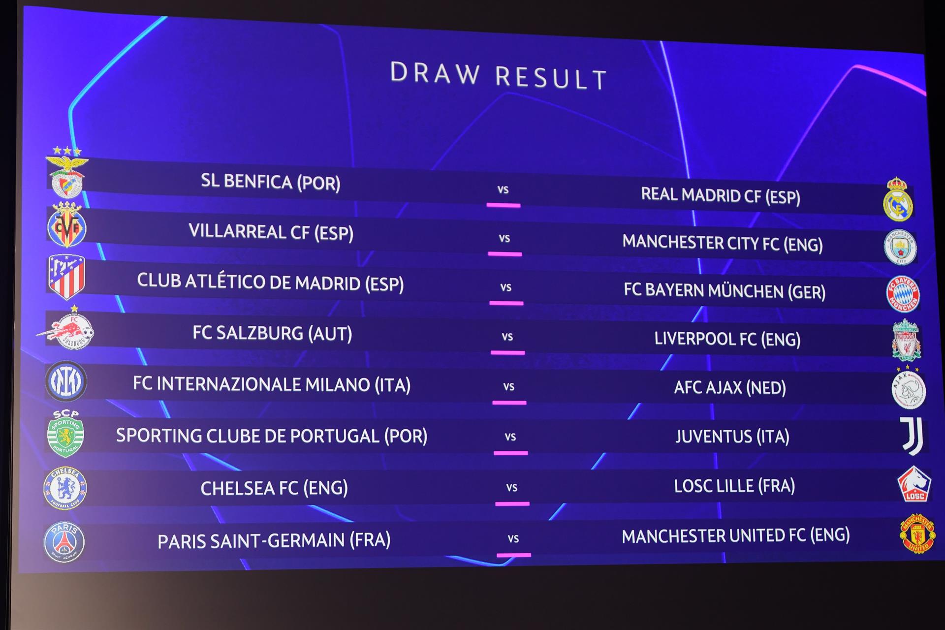 UEFA repetirá el sorteo de octavos de Champions tras un error
