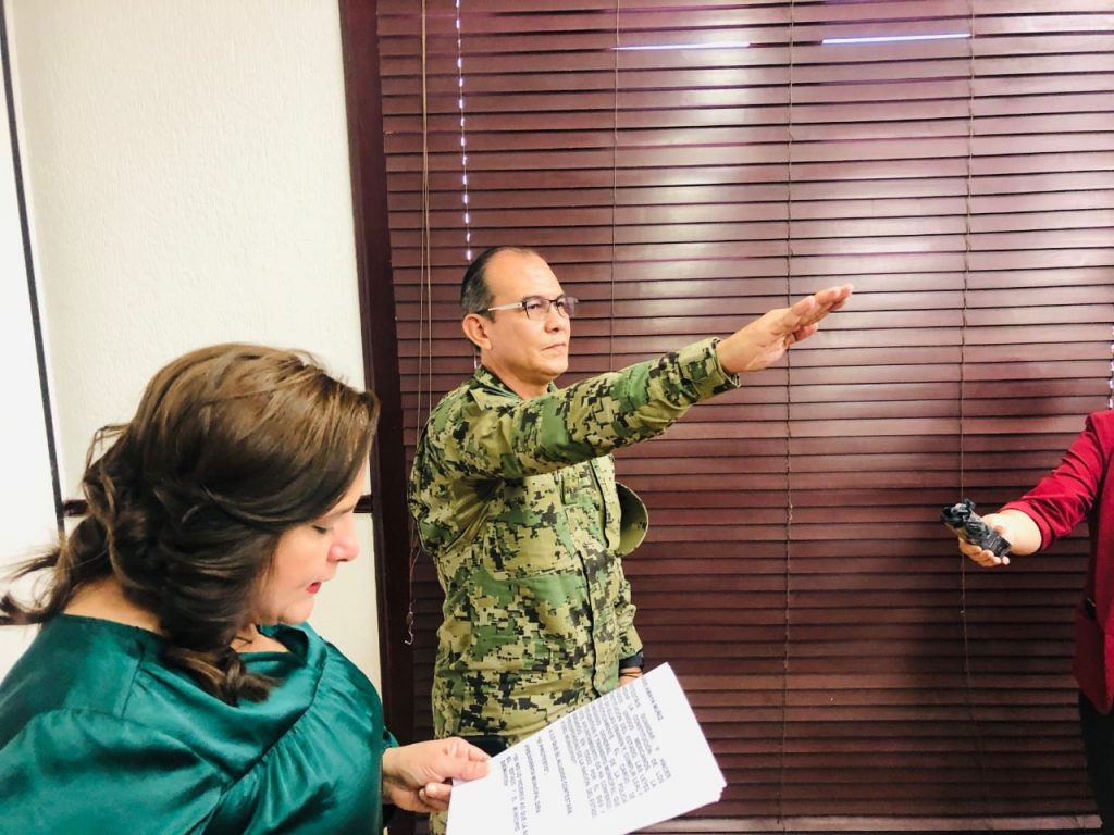 Renuncia Andrés Humberto Cano como comisario de Seguridad de Guaymas - toma-de-protesta-de-eladio-amaya-muniz-como-nuevo-comisario-de-seguridad-de-guaymas-1024x768