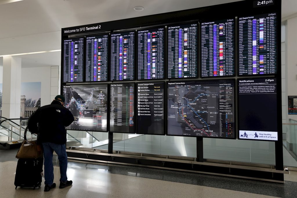 Cientos de vuelos cancelados en Estados Unidos por tercer día consecutivo - vuelos-esstados-unidos-california-omicron-1024x683