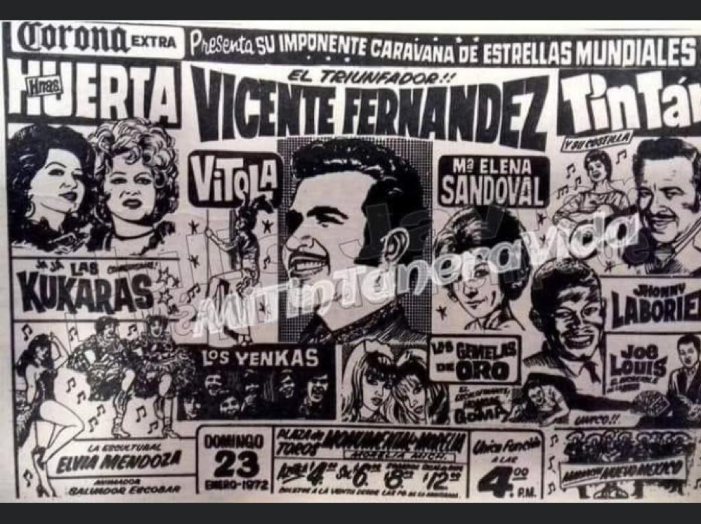 Así el éxito de Vicente Fernández en la década de los 70