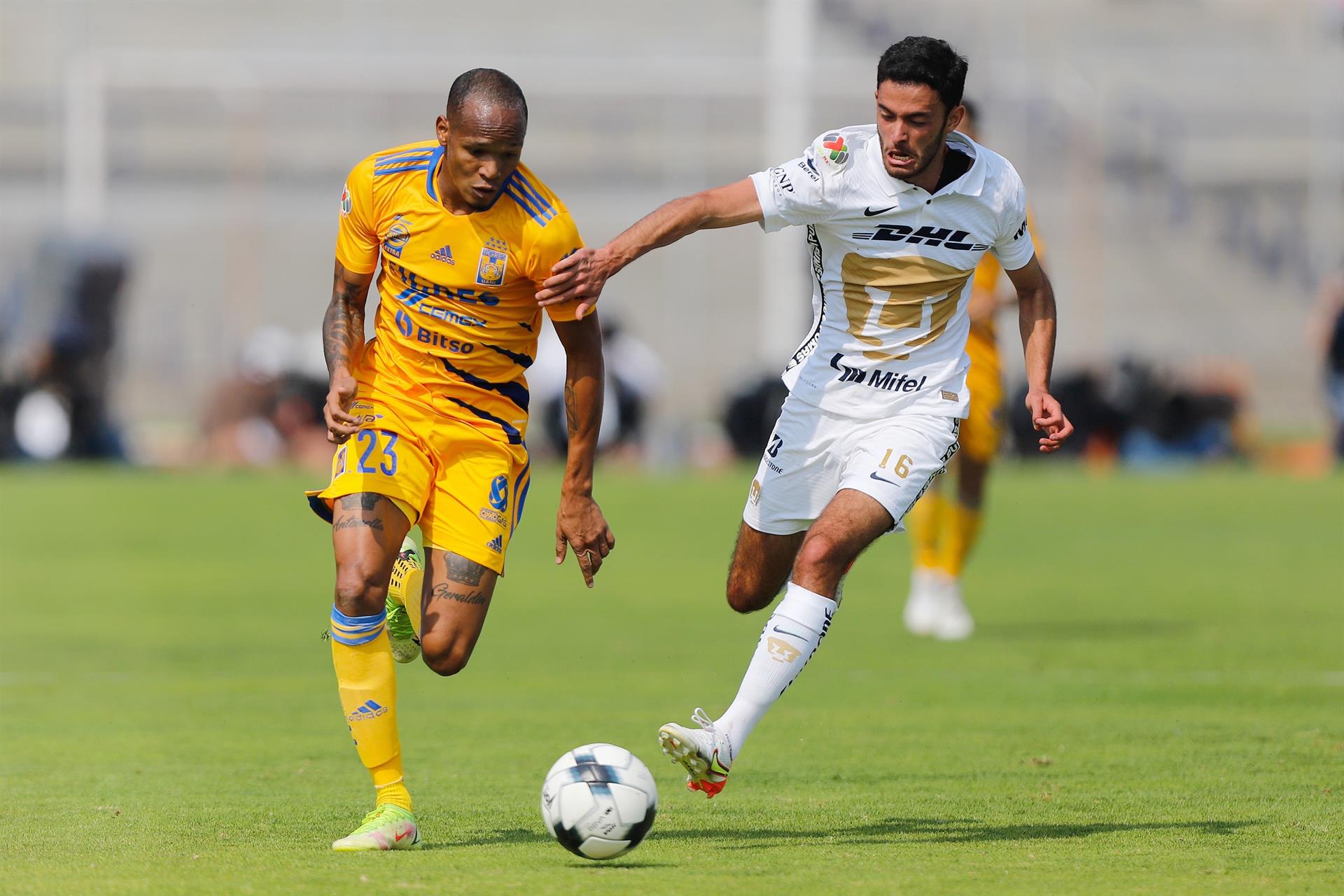 Pumas pierde el invicto 1-2 frente a Tigres