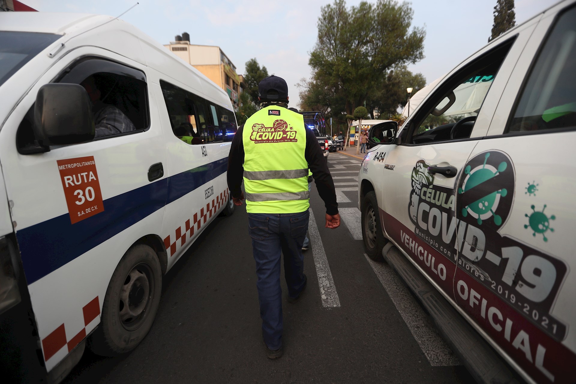 La Célula COVID-19, a la caza de quienes no llevan cubrebocas en Ecatepec