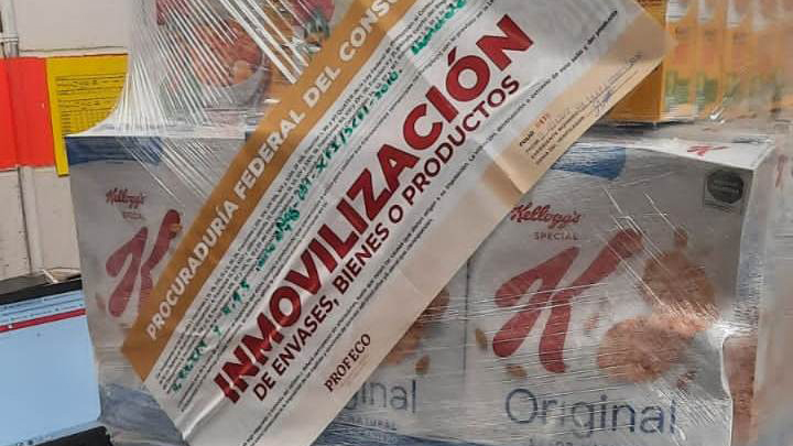 Inmovilizan 380 mil piezas de cereales Kellogg’s por incumplir etiquetado