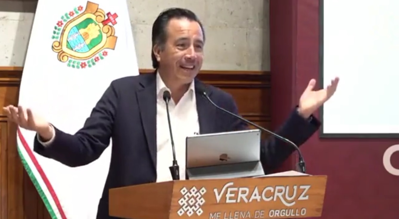 #Video Cuitláhuac García se burla de investigación del Senado de probables abusos de autoridad en Veracruz