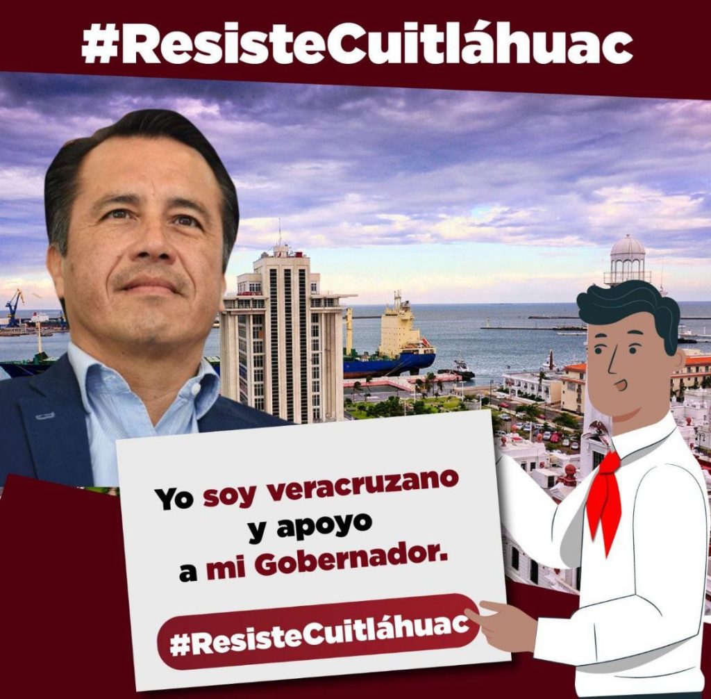 Denuncian campaña de apoyo a Cuitláhuac García por parte de funcionarios - cuitlahuac-gobernador-de-veracruz1-1024x1006